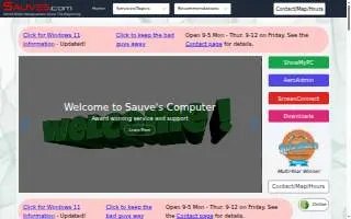 Sauve's Computer & Supply Inc website