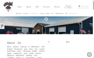 Wicked Customz website