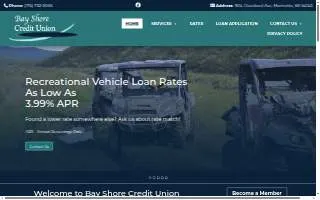 Bay Shore Credit Union website