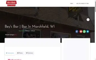 Bey’s Bar website