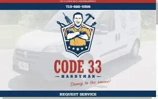 Code 33 Handyman website