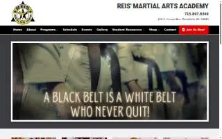Reis' Martial Arts Academy website