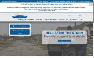 Badger Globe Credit Union of Menasha website