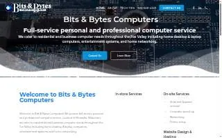 Bits & Bytes Computers of Menasha website