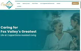 CopperStone Assisted Living & Memory Care website