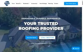 DuraShield Roofing & Contracting of Menasha website