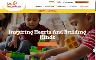 Little Inspirations Childcare Center website