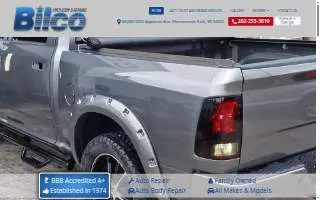 Bilco Auto Body Inc website