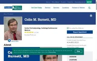 Colin M Burnett, MD website