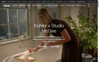 KOHLER LuxStone Showers website