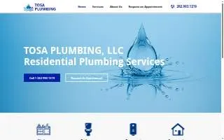Tosa Plumbing LLC website