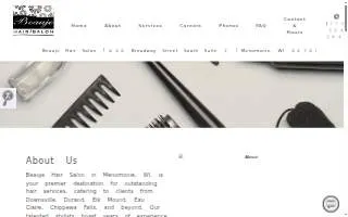 Beauje Hair Salon website