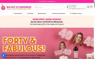Big Dot of Happiness website