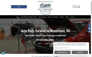 Superior Auto Body West website