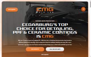 CMG Detailing website