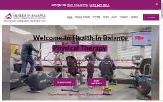 Health In Balance Physical Therapy, Fitness, and Wellness