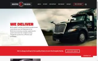 Kruepke Trucking Inc website