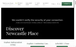 Newcastle Place website