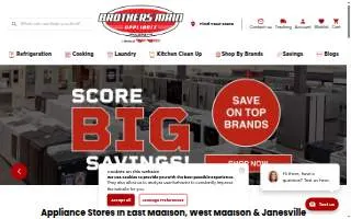 Brothers Main Appliance & TV of Middleton website