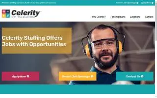 Celerity Staffing Solutions of Middleton website