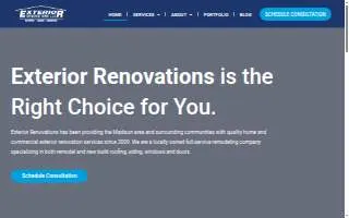Exterior Renovations, LLC of Middleton website
