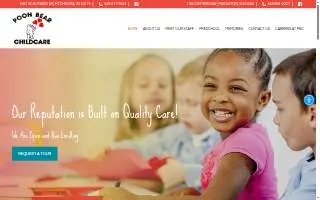 Pooh Bear Childcare Greenway website