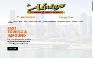 Always Towing & Recovery, Inc website