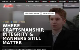 Austin Plumbing, Heating, Air & Electric of Milwaukee website