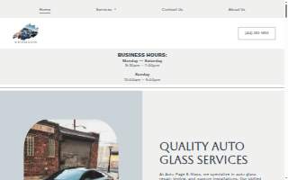 Auto Page & Glass