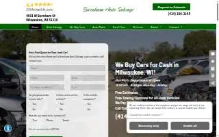 Burnham Auto Salvage website