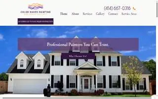 Color Waves Painting website