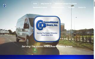 Consolidated Doors of Milwaukee Warehouse & Parts website