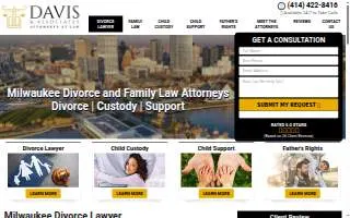 Davis and Associates Attorneys at Law of Milwaukee website