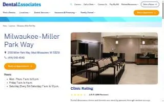 Dental Associates-Miller Park Way website