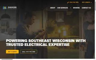 Diamond Electric of Milwaukee website