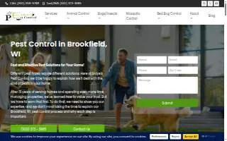 Erdye's Pest Control LLC of Milwaukee website