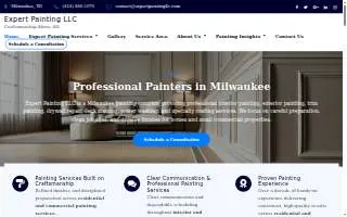 Expert Painting LLC of Milwaukee website