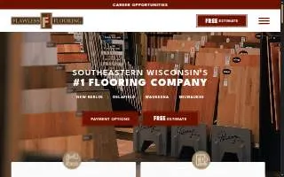 Flawless Flooring of Milwaukee website
