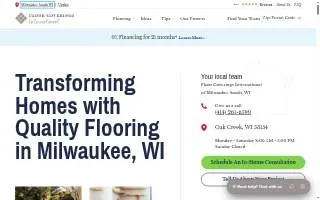 Floor Coverings International of Milwaukee website