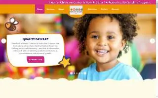 Flourish Childcare Center website