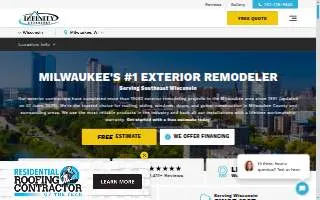 Infinity Exteriors of Milwaukee website