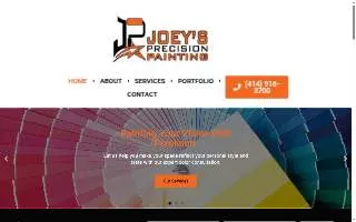 Joey's Precision Painting website