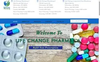 Life Change pharmacy 2 website