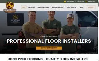 Lion's Pride Flooring of Milwaukee website