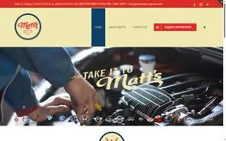 Matt's Foreign Car Specialists website