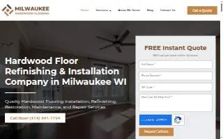Milwaukee Hardwood Flooring website