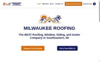 Milwaukee Roofing website
