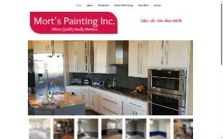 Mort's Painting Inc website
