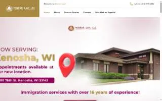 Murrar Law, LLC - Immigration Attorneys of Milwaukee website