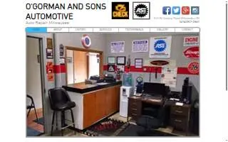 O'Gorman and Sons Automotive website